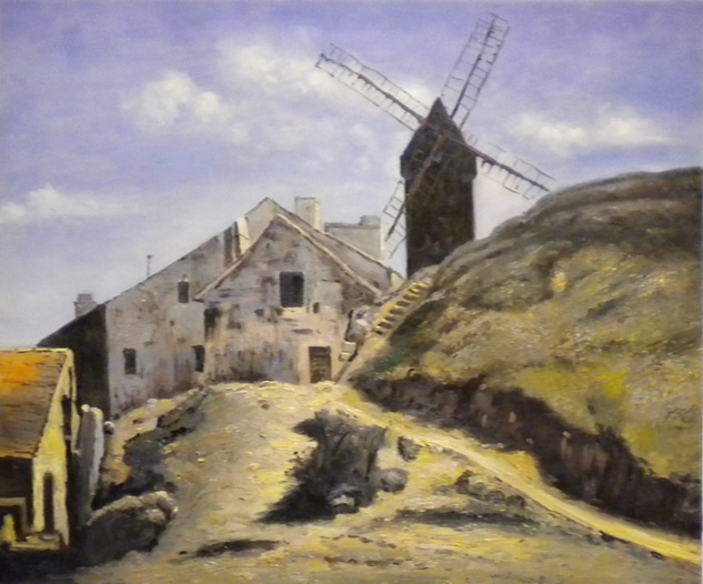 Vendita falso d'autore Montmatre di Corot